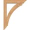 Ekena Millwork Thorton Traditional Smooth Bracket w/ Offset Brace, Western Red Cedar, 5 1/2"W x 26"D x 34"H BKT0604X26X34THR01SWR - alternate 2